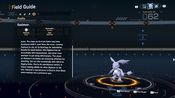 gazimon all digivolution/de-digivolution/profile Digimon Story Time Stranger