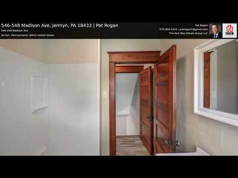 546-548 Madison Ave, Jermyn, PA home video tour
