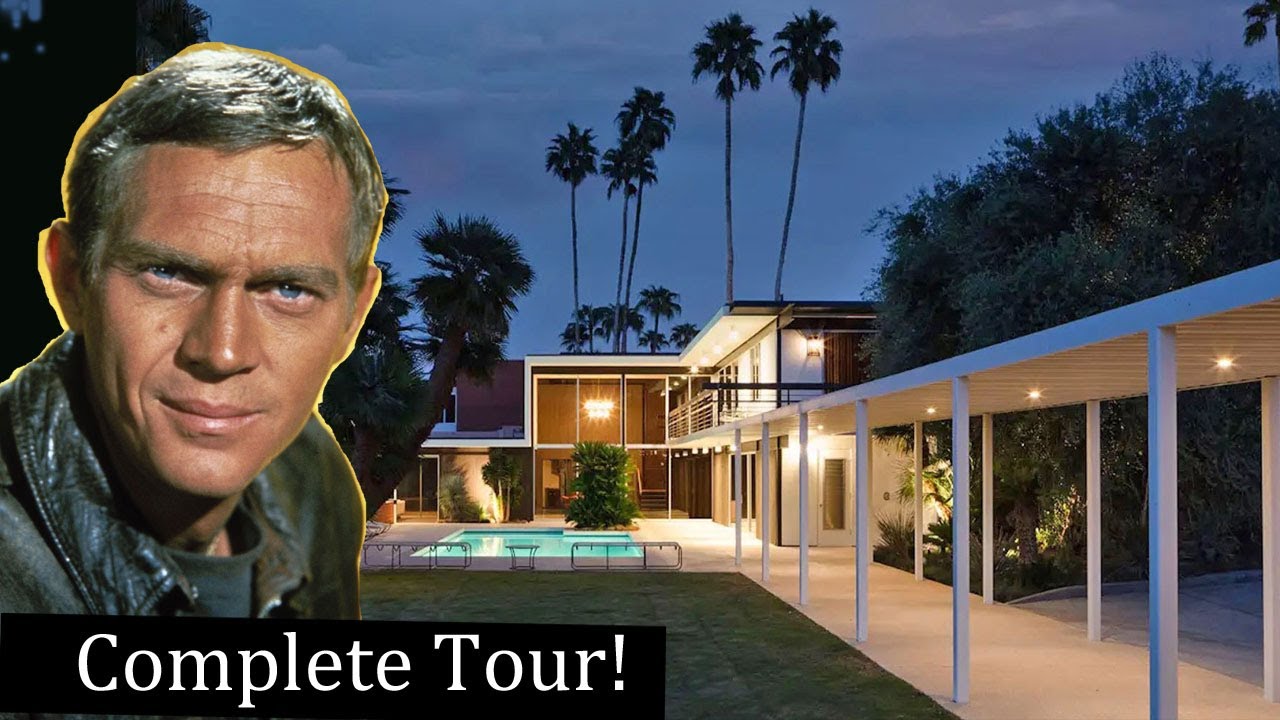 Steve McQueen's Modernist House in Palm Springs! Complete overview & walkthrough. By Hugh Kaptur.