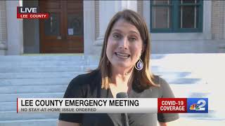 Lee County Manager: 'Stay the hell home'