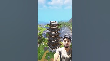 Minecraft: Japanese Pagoda - timelapse build & tutorial