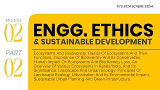 Part 2 - M2 | Engineering Ethics & Sustainable Development | KTU S3/S4 2024 Scheme | All Branches