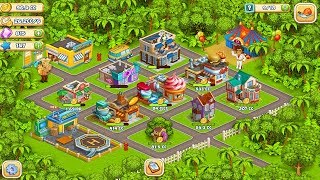 Idle Cartoon City Empire: Miner Supermarket Farming - Gameplay Video