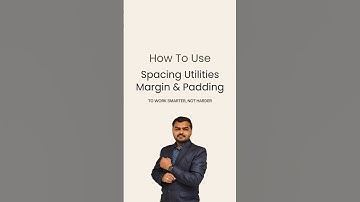 Spacing Utilities - Margin & Padding Less CSS, more creativity #tailwindCSS makes styling effortless