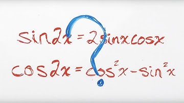 Proving the Double Angle Identities such as sin2x=2sinxcosx