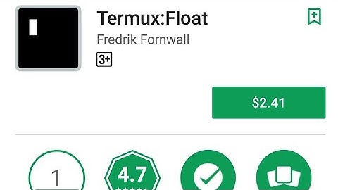 How to get Termux Float for free