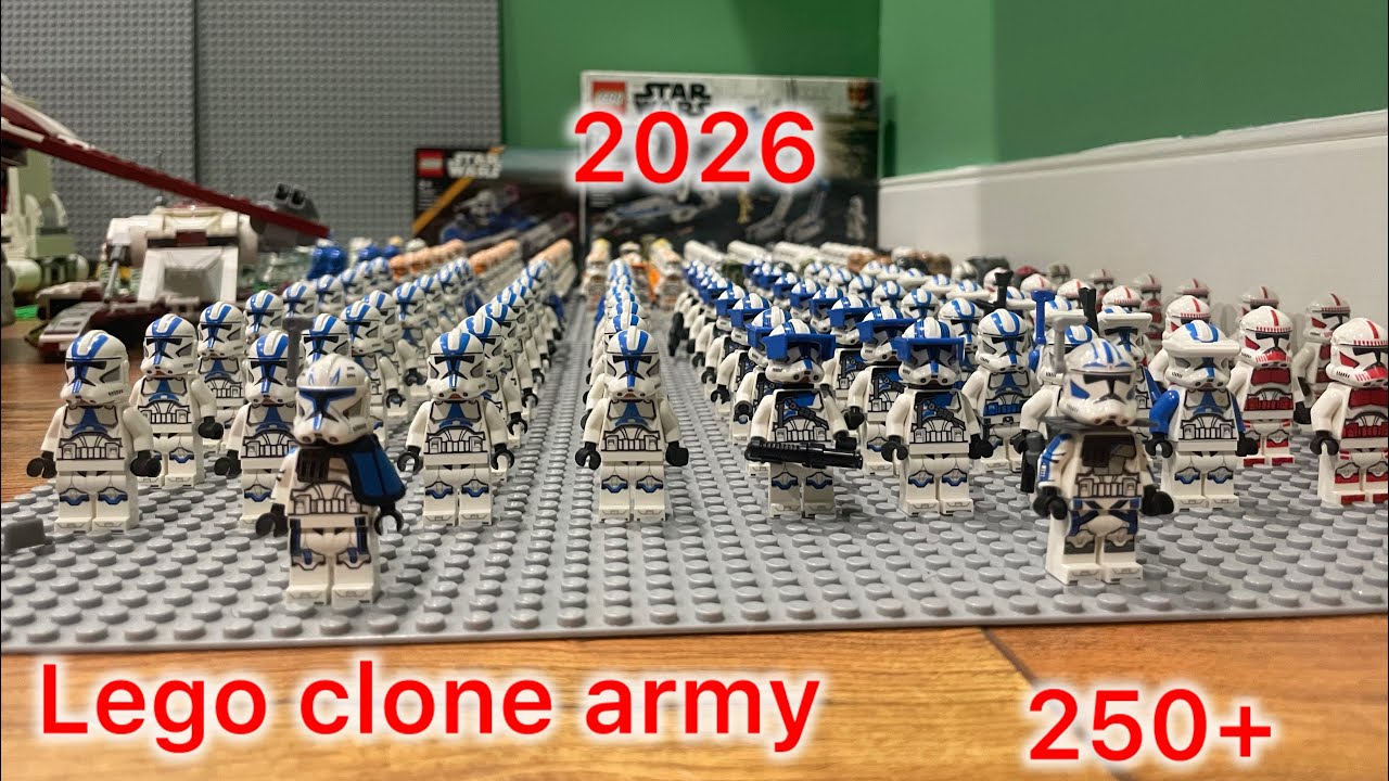 Lego clone army. 250+ clones, vehicles, and more!￼
