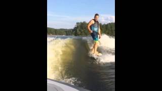 Danny B wake surfing with Allatoona Adventures.