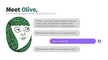 Meet Olive: Your AI-Powered Digital Transformation Coach!
