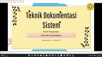 Tutorial Tim6D: Chapter 3 Systems Documentation Techniques