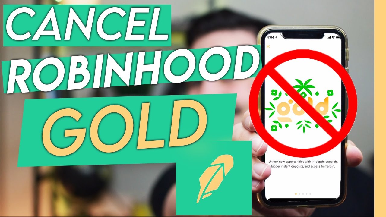 How to Cancel Robinhood Gold