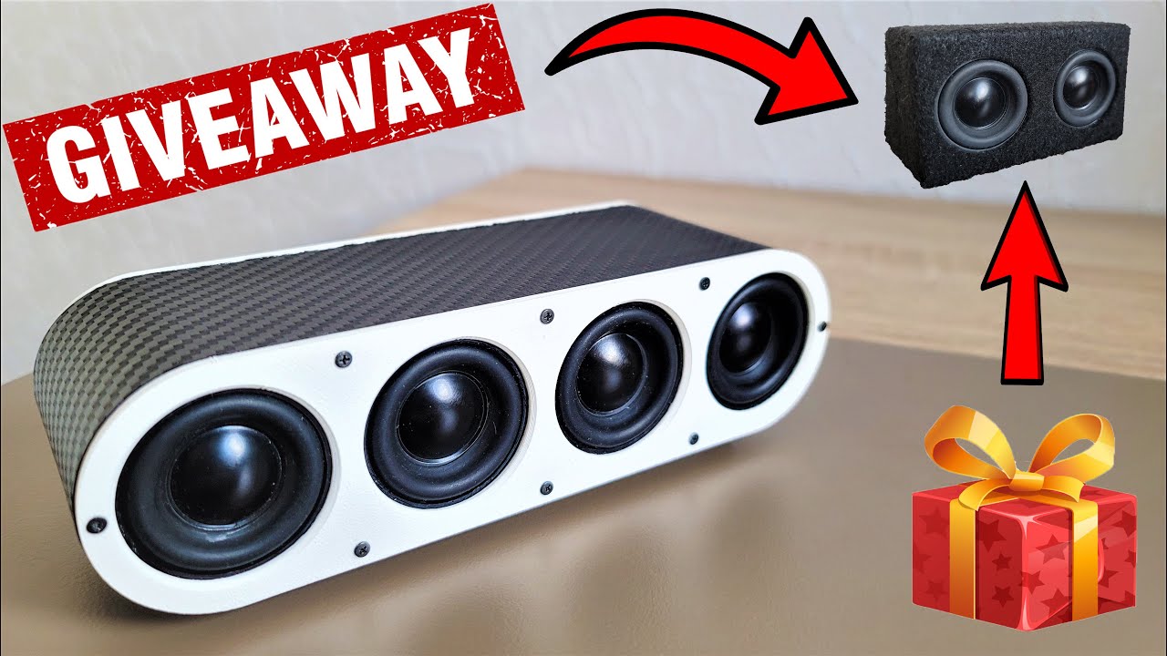 DIY 3D Bluetooth Speaker GIVEAWAY MINI RC CAR SUB YouTube