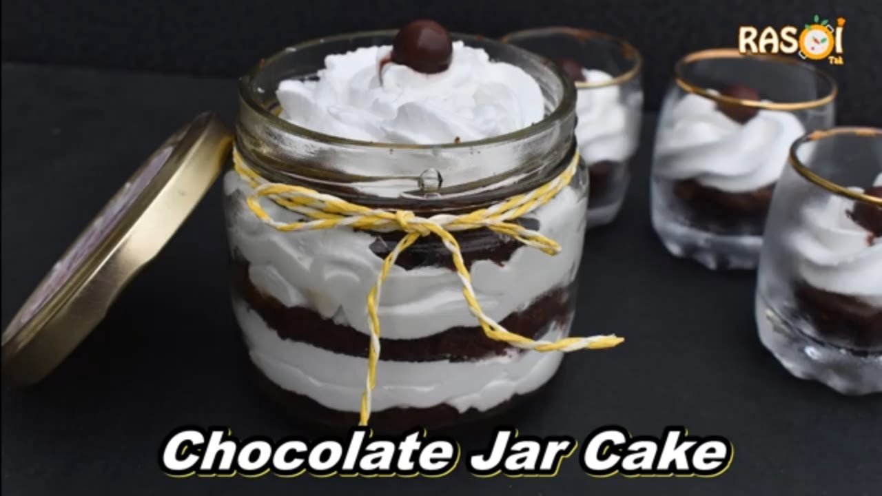 Chocolate Jar Cake Recipe | Eggless & easy to make | RasoiTak by Ritu