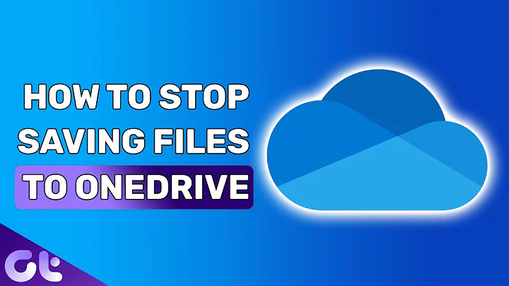 How to Stop Windows 10 From Saving Files to OneDrive | Guiding Tech