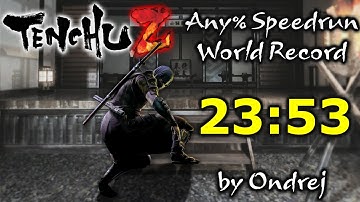 Tenchu Z Any% Speedrun World Record in 23:53
