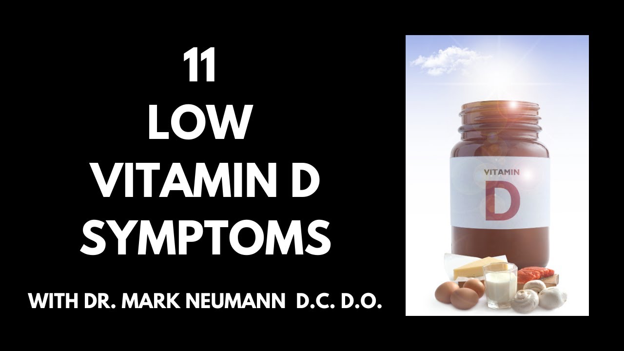 11 Low Vitamin D Symptoms YouTube