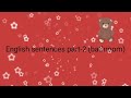 English sentences part 2 (bathroom)