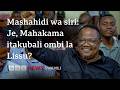Utata Kuhusu Mashahidi Wa Siri Tundu Lissu Akirejea Mahakamani