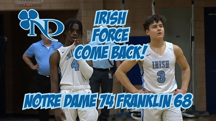 Notre Dame 74 Franklin 68 | Boys Basketball Highli...