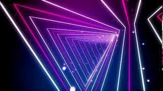 ◉ FREE Abstract VJ video wall loops footage HD  ◉ #37 Future Triangle led Tunnel background