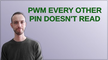 Arduino: PWM Every Other Pin Doesn