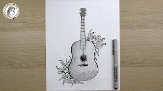 رسم  | كيف أرسم | رسم قيثارة | draw | How To Draw Guitar