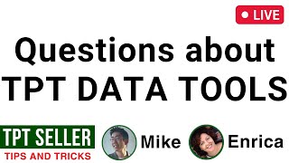 Questions about TPT DATA TOOL