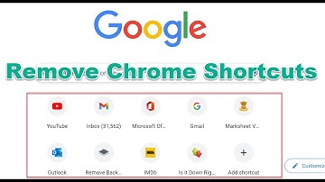 How to Remove Google Chrome Shortcuts