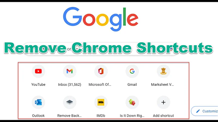 How to Remove Google Chrome Shortcuts