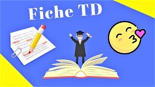 كيفية كتابة ورقة بحثية: طريقة كتابة بطاقة تقنية لبحث جامعي مع مثال || Fiche TD