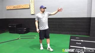 Athlete Speed Drill (Part 12) *Linear Sprint with Choppy Breakdown*
