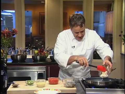 Shrimp & Scallop Scampi Fettuccine by Chef Jean Pierre