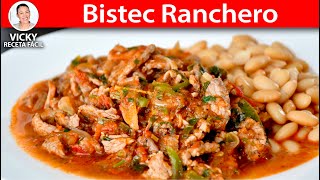 BISTEC RANCHERO | Vicky Receta Facil