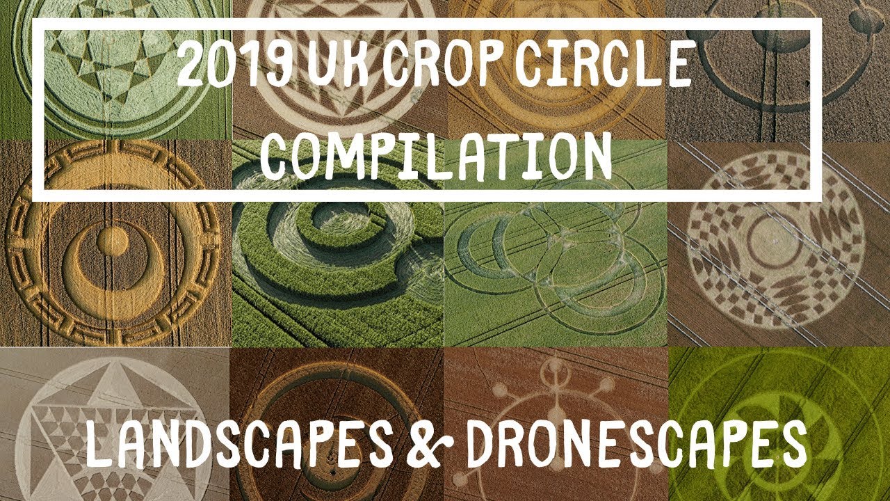 2019 UK Crop Circle Drone Compilation [4K]