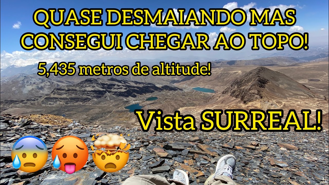 Subimos a Montanha Chacaltaya em LA PAZ! Tonturas, nauseas e enjôo! Vale a pena? VALE!