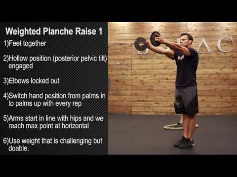 Weighted Planche Raise 1