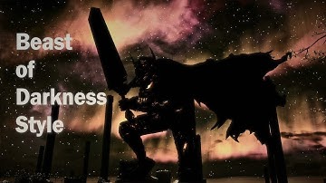 TRUE Berserk moveset | Beast of Darkness Style | Heavy blade | SkySA | Skyrim Combat Animations