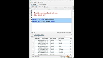 Thumbnail of SQL Order By Tutorials