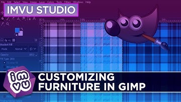IMVU Studio - Customizing Furniture in GIMP