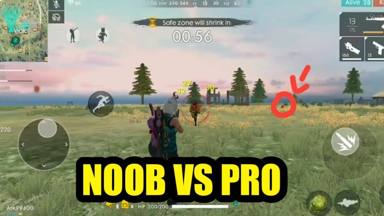 Free Fire Classic Match Noob Vs Pro|Tamil Free Fire Tricks ...