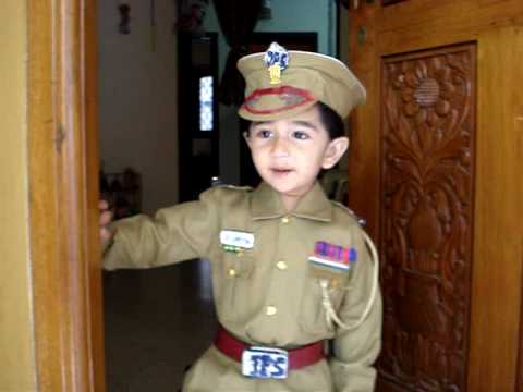 Fancy Dress competition - Atharva Balvalli (KG 2) as Police ... Fancy Dress competition - Atharva Balvalli (KG 2) as Police ...