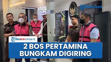 Potret 2 Bos Pertamina Patra Niaga Pakai Rompi Tahanan, Bungkam saat Digiring seusai Jadi Tersangka