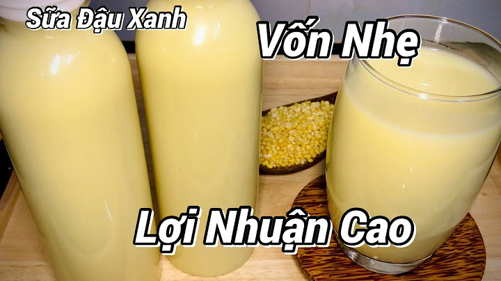 Hướng dẫn cách nấu sữa đậu xanh