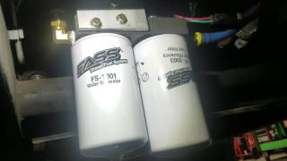 FASS fuel pump install filter change starting priming replacement duramax Cummins powerstroke