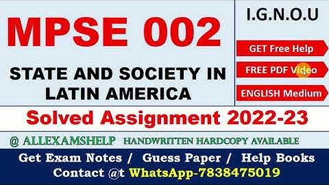 IGNOU MPSE 002 SOLVED ASSIGNMENT for 2022-23 | IGNOU  Handwritten Assignment 2022-23 | @7838475019