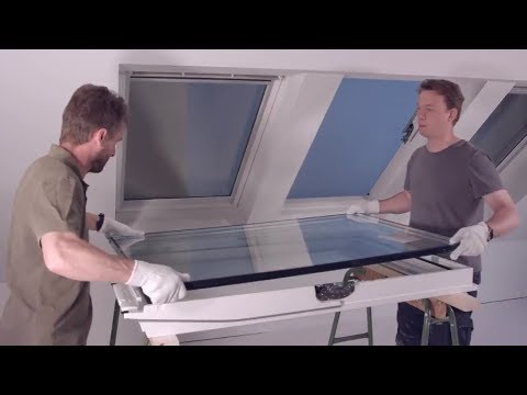 Video: Kann Velux Dachfensterglas ersetzt werden?