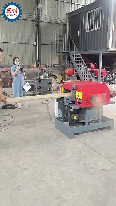 Horizontal Small Multi Blade Rip Saw Machine #multibladesaw #woodworking #woodcuttingsaw