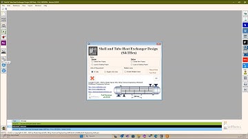 Shell and tube heat exchanger design software - demonestration of new features in version 5
