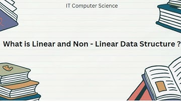 What is Linear and Non - Linear Data Structure with example handwriting notes | IT Computer Science