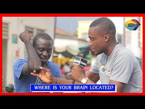 Where is your BRAIN located? | Street Quiz | Funny Videos | Funny African Videos | African Comedy